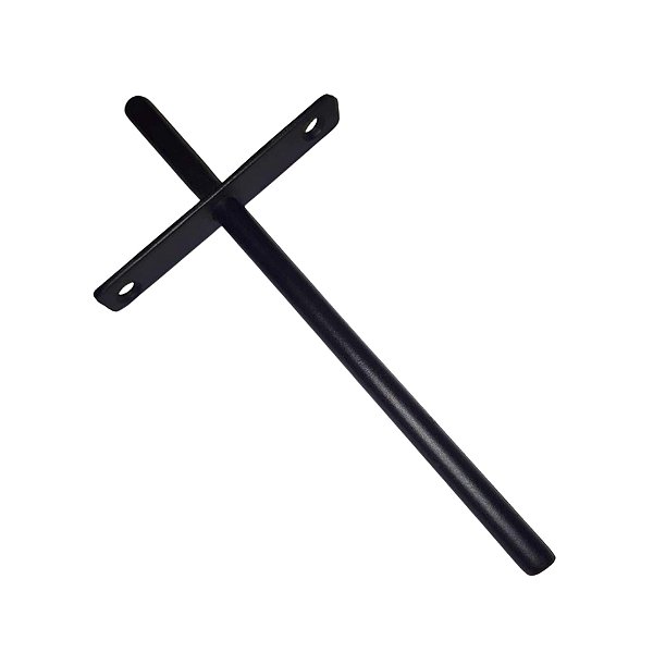 SUPORTE METALICO INVISIVEL PARA PRATELEIRA 15CM FERRO 3/8