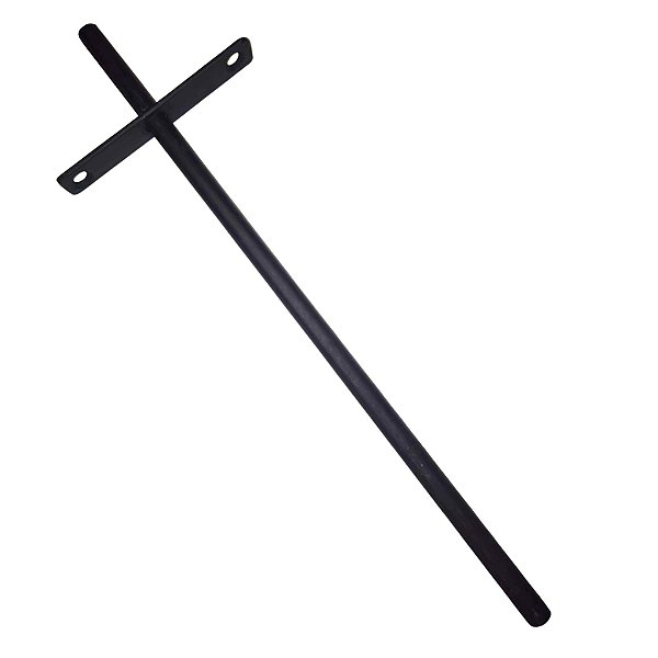 SUPORTE METALICO INVISIVEL PARA PRATELEIRA 30CM FERRO 3/8