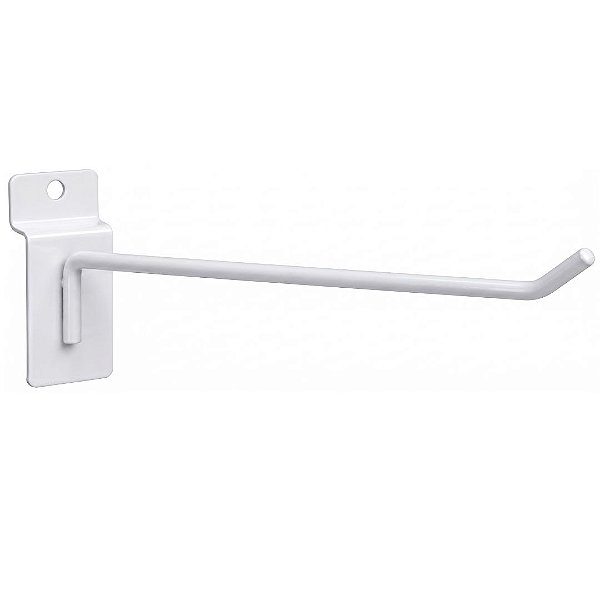GANCHO PARA PAINEL CANALETADO COR BRANCO 30CM