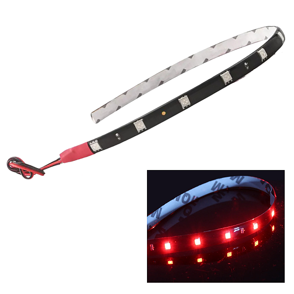 FITA SILICONADA 12 LED 30 CM VERMELHA