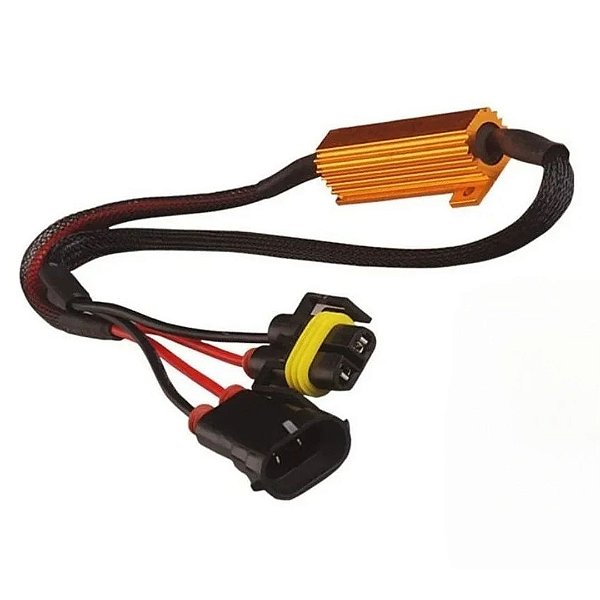 RESISTOR CANCELLER VEICULAR PARA LAMPADA H11 (UNIDADE)