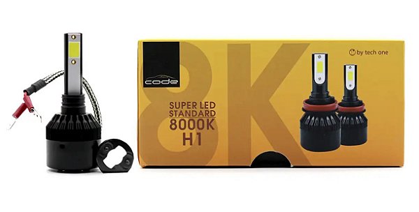 KIT LAMPADAS SUPER LED H1 CODE 8000K