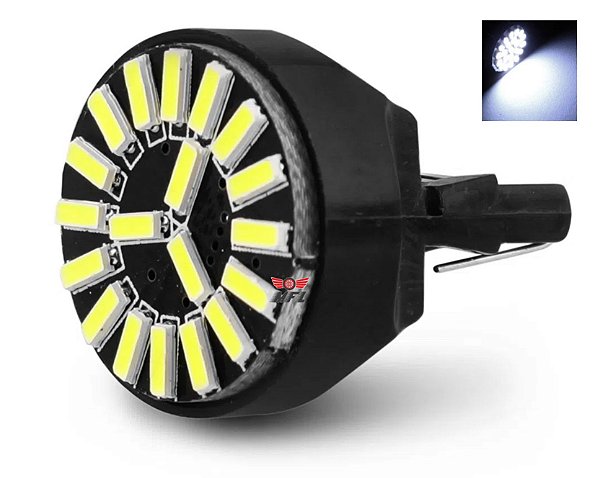 LAMPADA T20 CAMBUS 19 LED 1 2 POLO 7440 7443 W21W BRANCO 12V