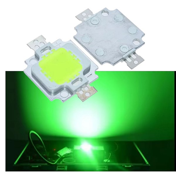CHIP SUPER POWER LED 10W 9V-12V VERDE