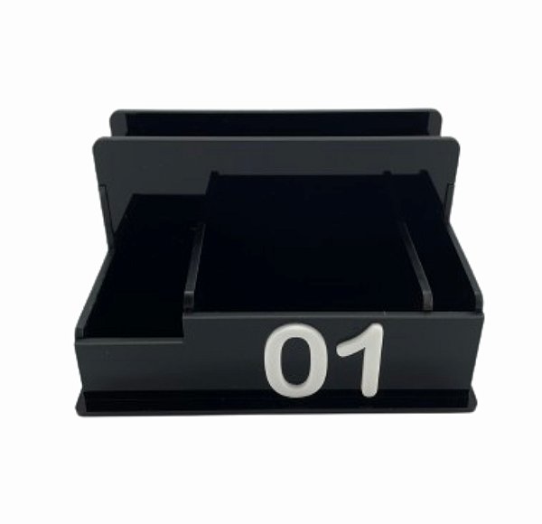 Porta Guardanapo e Sachê com Numeração para Mesa - Kit com 10 peças