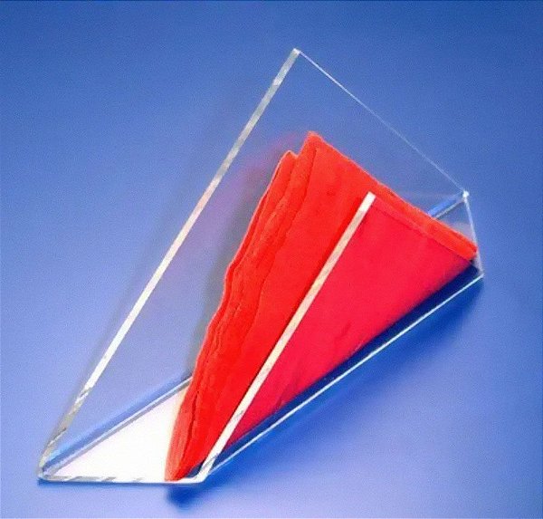 Porta Guardanapo em Acrílico Cristal sem Personalização