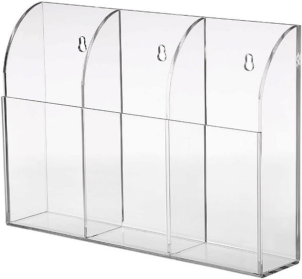 Suporte em Acrílico para 3 Controles Remotos de Ar-Condicionado