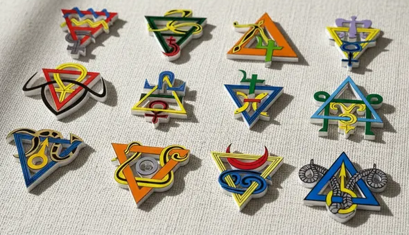 12 SÍMBOLOS DO ZODÍACO COM EM ACRÍLICO - 15 CM DE ALTURA