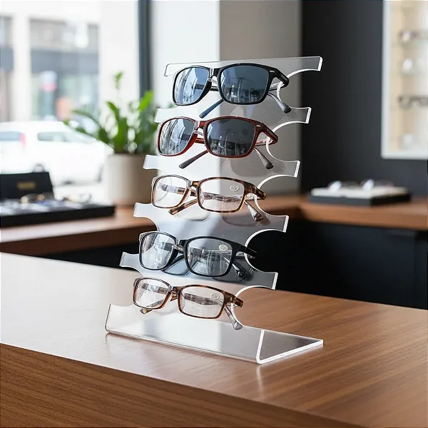 Display Expositor Para 5 Óculos