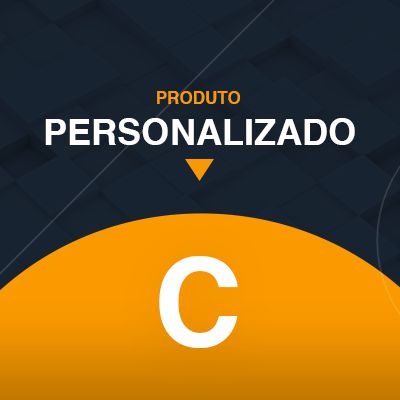 Item Personalizado C - 2 Colunas confeccionadas em impressora 3D Com letras B e J