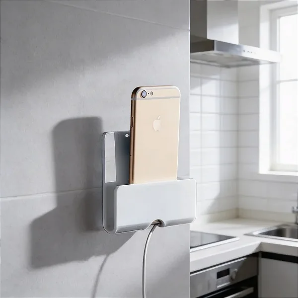 Suporte De Carregamento Para Celular Em Acrílico Branco