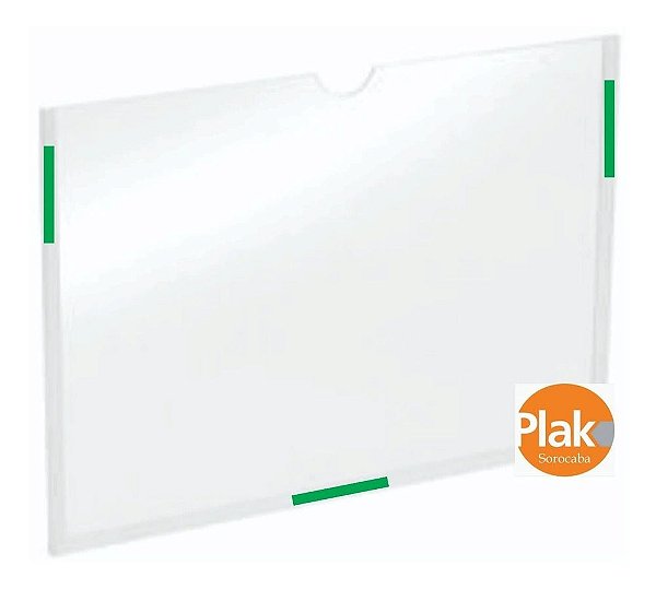 Display de Parede Horizontal em Acrílico Cristal