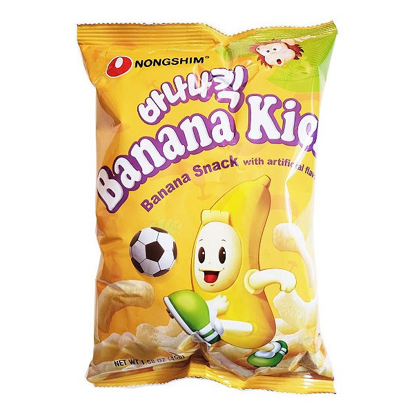 SALGADINHO BANANA KICK 45g Miki Produtos Orientais