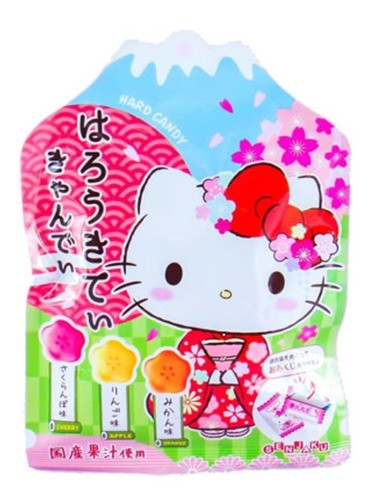 BALA DE FRUTAS SORTIDAS HELLO KITTY - 61g