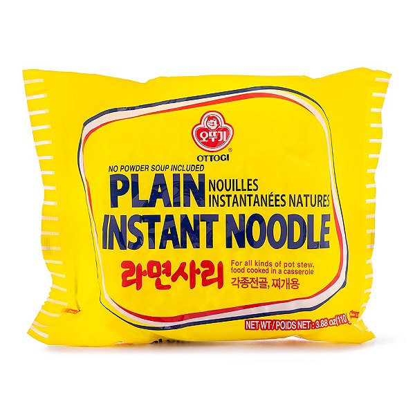 PLAIN INSTANT NOODLE (MACARRÃO SEM TEMPERO) OTTOGI - 110g
