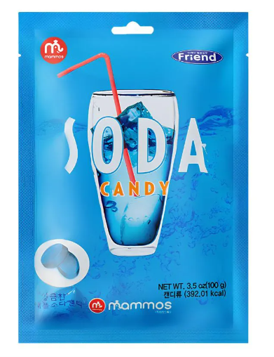 BALA KOREANA SABOR SODA - 80g