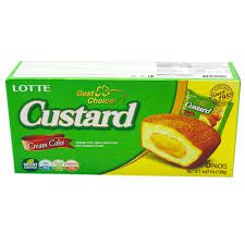 BOLO COM RECHEIO DE CREME CUSTARD ORION 138g- 6 UNIDADES