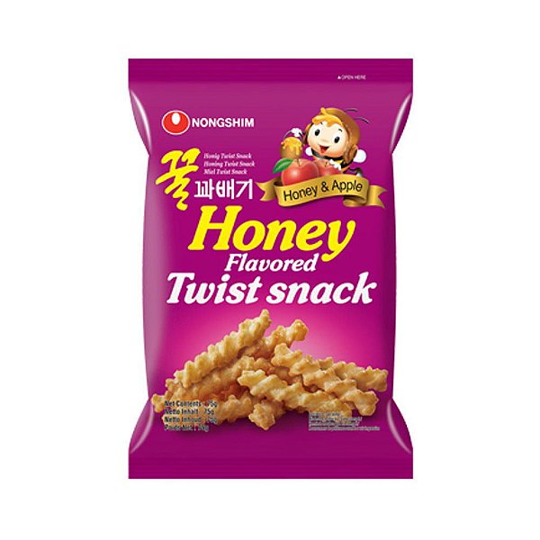 SALGADINHO COREANO SABOR MEL - HONEY FLAVORED 75g