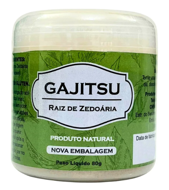 GAJITSU EM PÓ OU CAPSULA (ZEDOÁRIA) - 80g