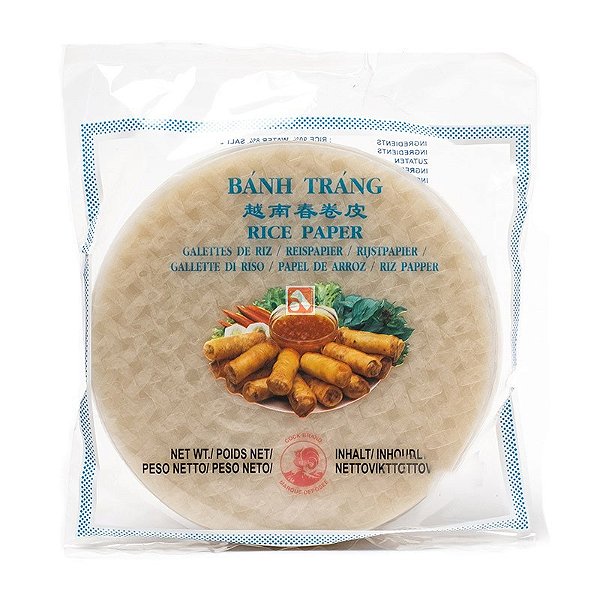 FOLHA DE ARROZ (RICE PAPER) HARUMAKI SRING ROLLS SKIN (40 folhas) – 340g