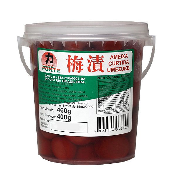 CONSERVA DE AMEIXA UMEBOSHI POTE CASA FORTE - 230g e 460g