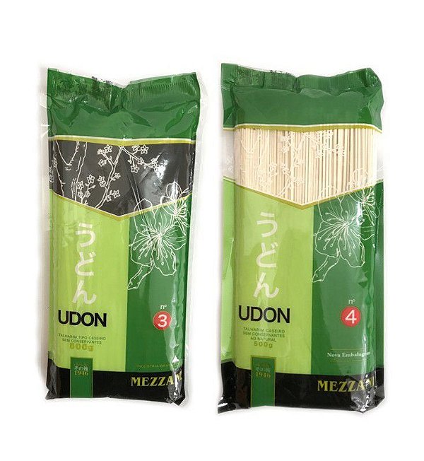 UDON MACARRÃO ORIENTAL MEZZANI 500g NUMERO 3 E 4