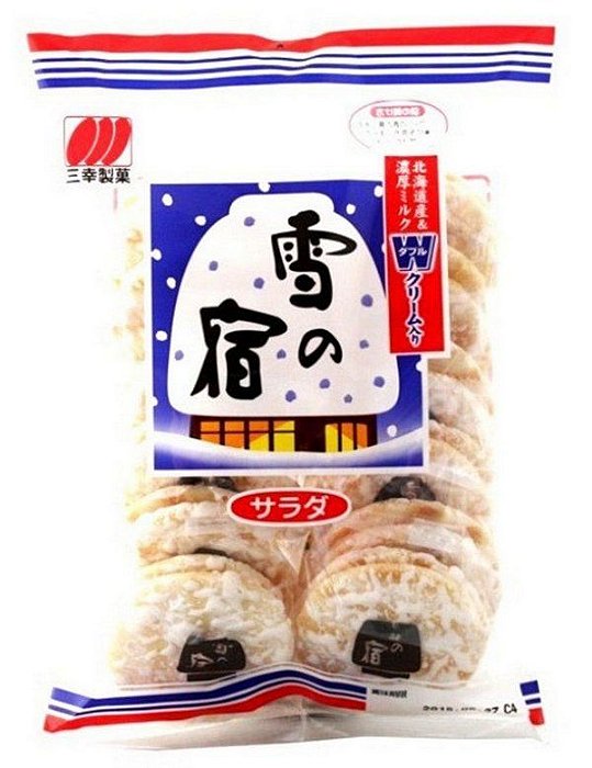BISCOITO DE ARROZ JAPONÊS YUKI NO YADO - 154g