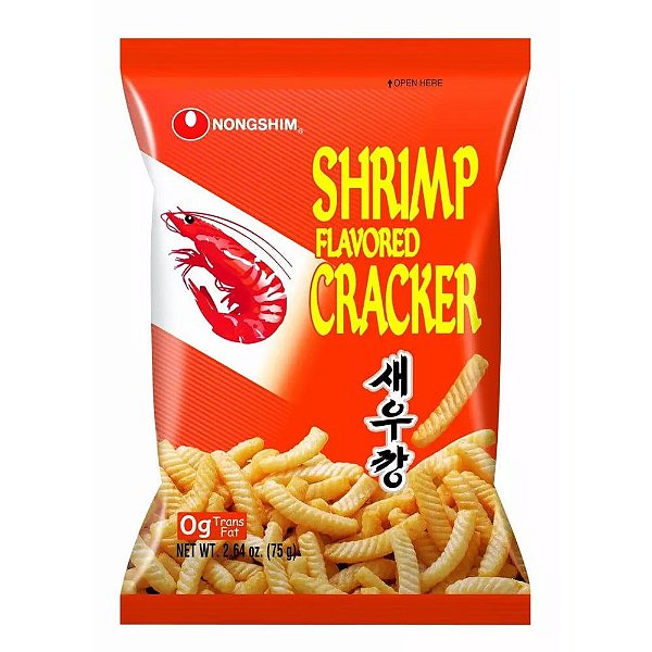 SALGADINHO COREANO SABOR CAMARÃO - 75g