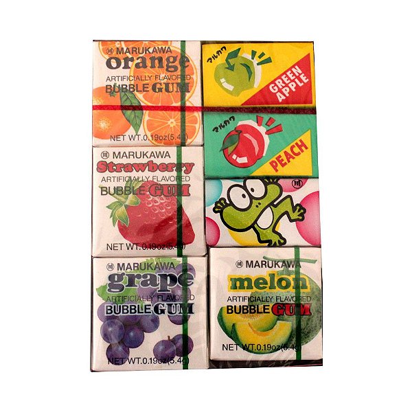 CHICLETE 7 PACK BUBBLE GUM MARUKAWA - 36g