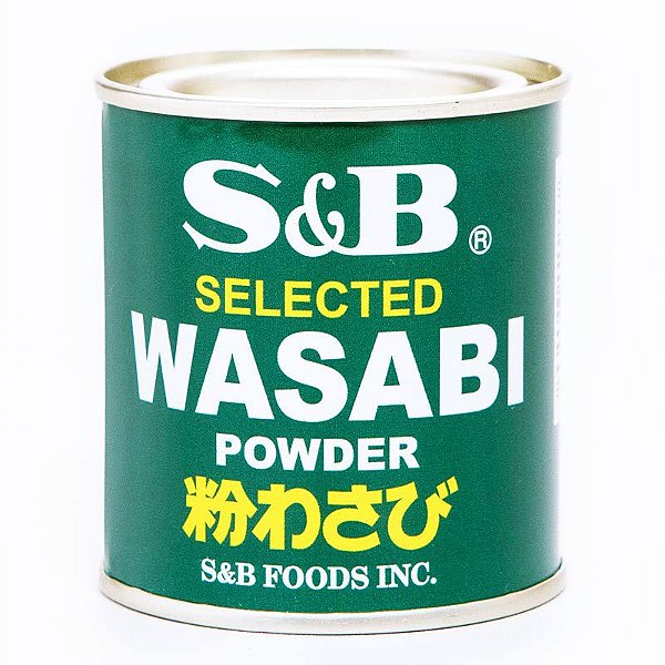 WASABI EM PÓ LATA S&B POWDER IMPORTADO JAPÃO - 30g
