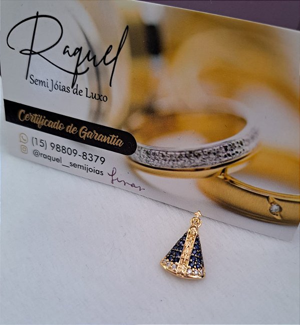 Pingente Nossa Senhora com Zircônias