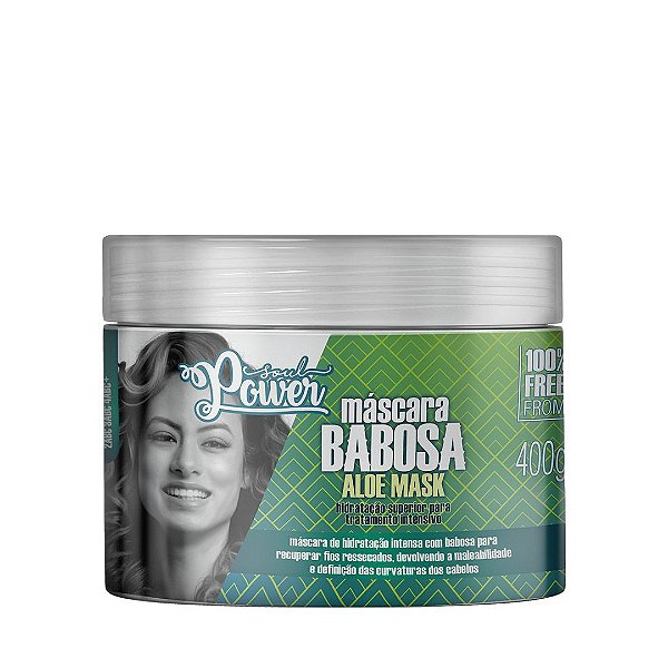 Mascara Babosa Aloe Mask 400g Soul Power