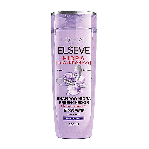 Shampoo Preenchedor Hidra Hialurônico 200ml - Elseve