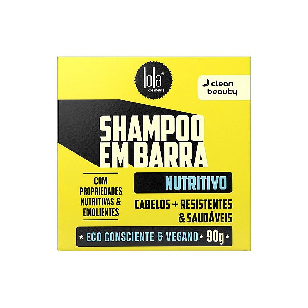 Shampoo Em Barra Nutritivo 90g - Lola Cosmetics