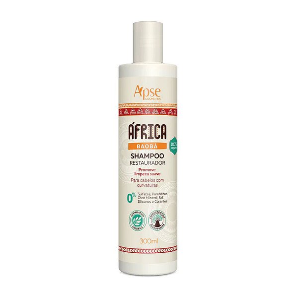 Shampoo Africa Baoba Restaurador 300ml Apse