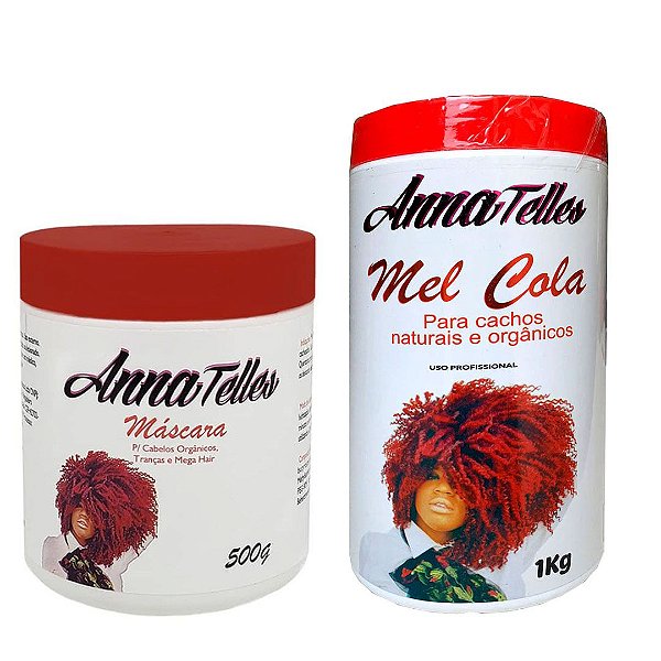 Kit Mascara e Mel Cola 1kg Anna Telles