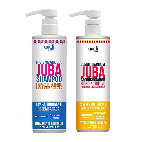 Kit Shampoo Higienizando a Juba e Condicionando a Juba Widi Care