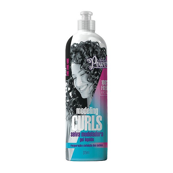 Gel Liquido Seiva Modeladora Modeling curls 315ml Soul Power