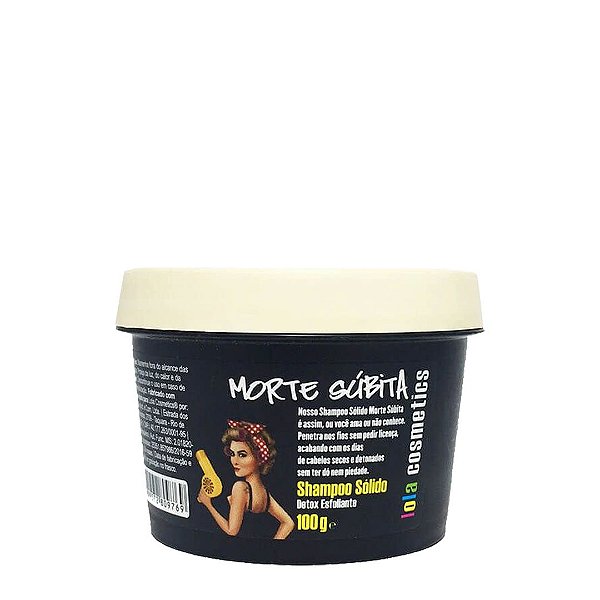 Shampoo Sólido Morte Subita 100g - Lola Cosmetics