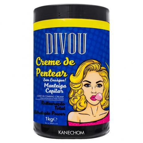 Creme de Pentear Manteiga Capilar Divou! 1kg - Kanechom