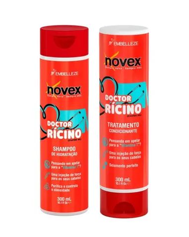 KIT Doctor Ricino Shampoo e condicionador - NOVEX  300ML