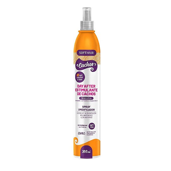 Spray Day After Estimulante de Cachos 300ml - Soft Hair