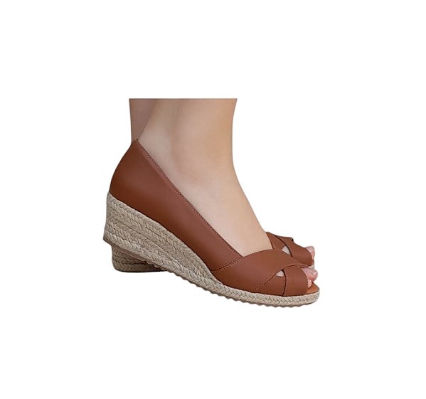ESPADRILLE CAPRI CARAMELO SALTO 3,5 CM