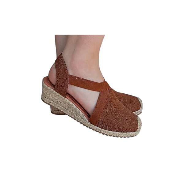 ESPADRILLE SALOMÉ CAFÉ SALTO 3,5 CM