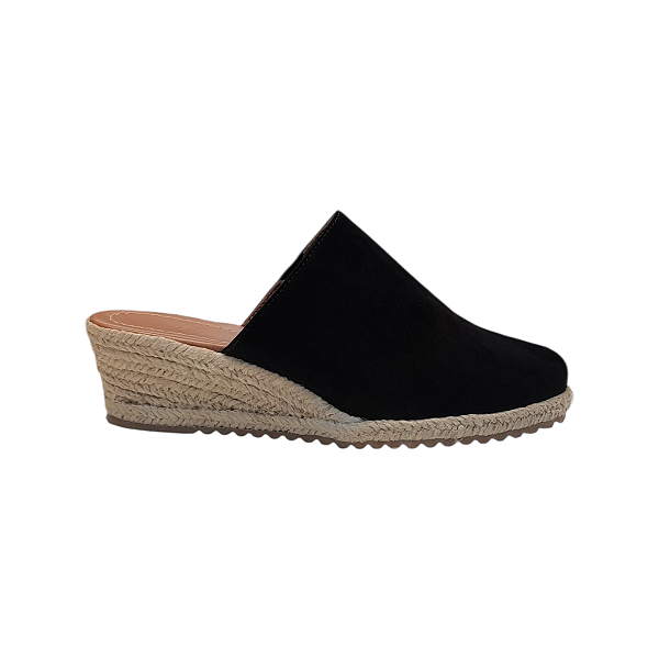 ESPADRILLE MULE CLASSIC PRETO SALTO 3,5 CM