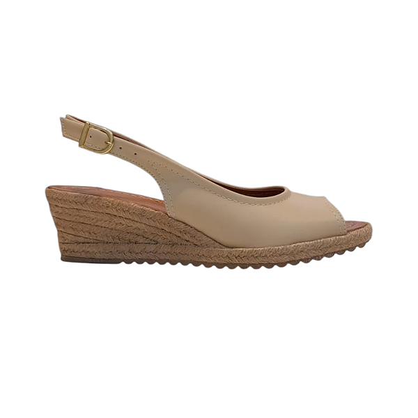 ESPADRILLE IBIZA BAUNILHA SALTO 3,5 CM