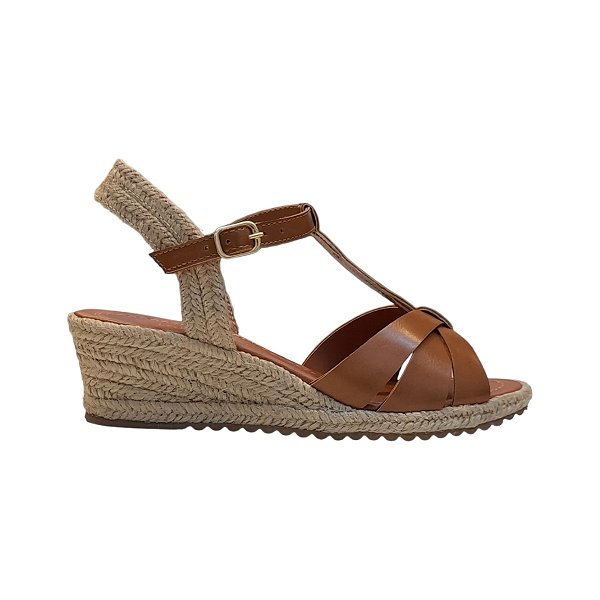ESPADRILLE ALBA CAPPUCCINO SALTO 3,5 CM