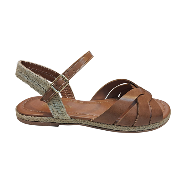 SANDÁLIA FLAT SORIA CAPPUCCINO