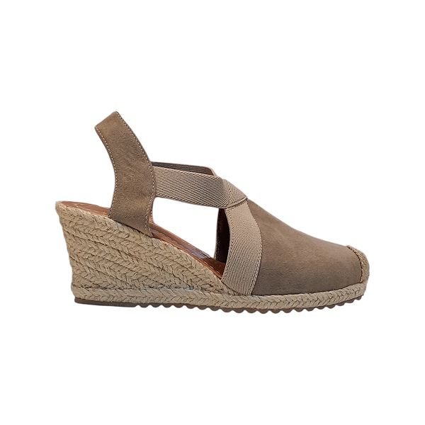 ESPADRILLE ANABELA SALOMÉ GREYGE SALTO 5,5 CM