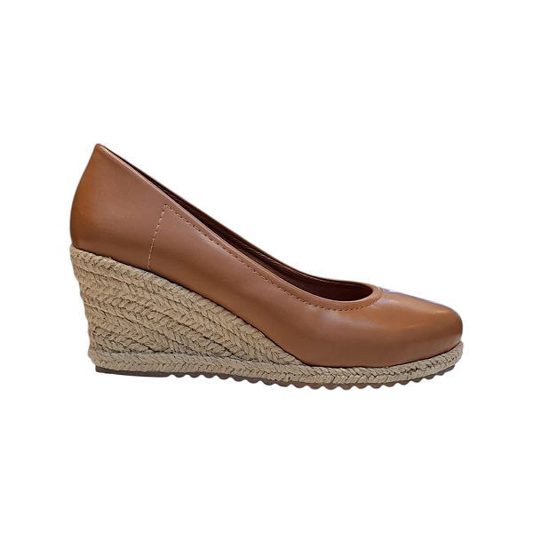 ESPADRILLE SCARPIN ANABELA VITA CAPPUCCINO SALTO 5,5 CM